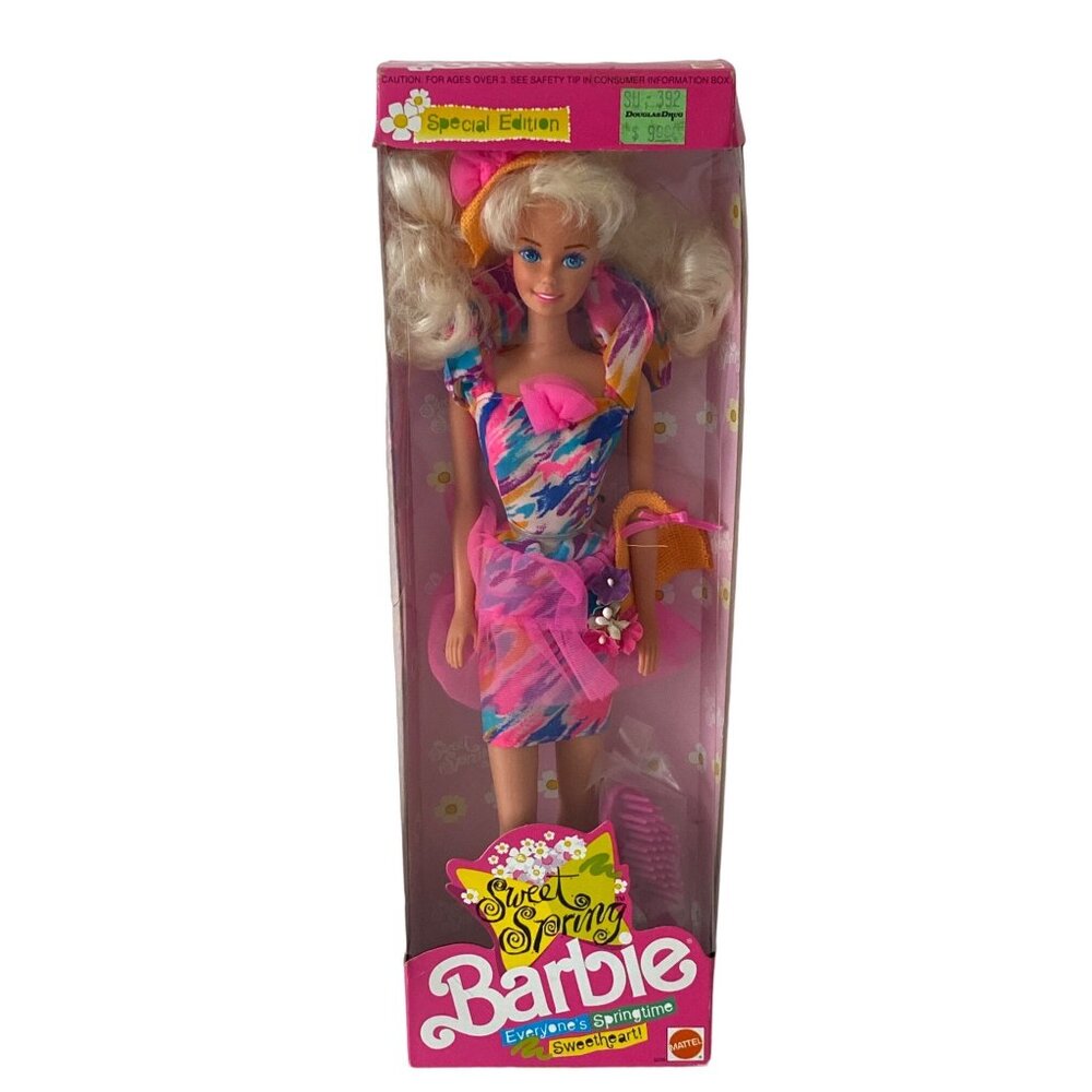 Mattel Sweet Spring Barbie Special Edition 1991 Mattel 3208 NIB NRFB Vintage